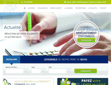 Tablet Screenshot of espacehabitat.fr